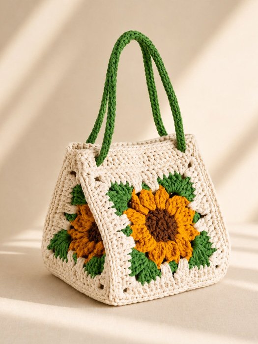 bag4 Sunflower Granny Bag - Image 1