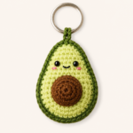 Avocado Keychain