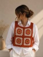 Autumn Bloom Crochet Top